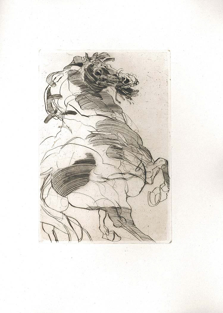 Le Cheval, Tolstoï, illustré par Boris de Schloezer, 1982 © Cent Une