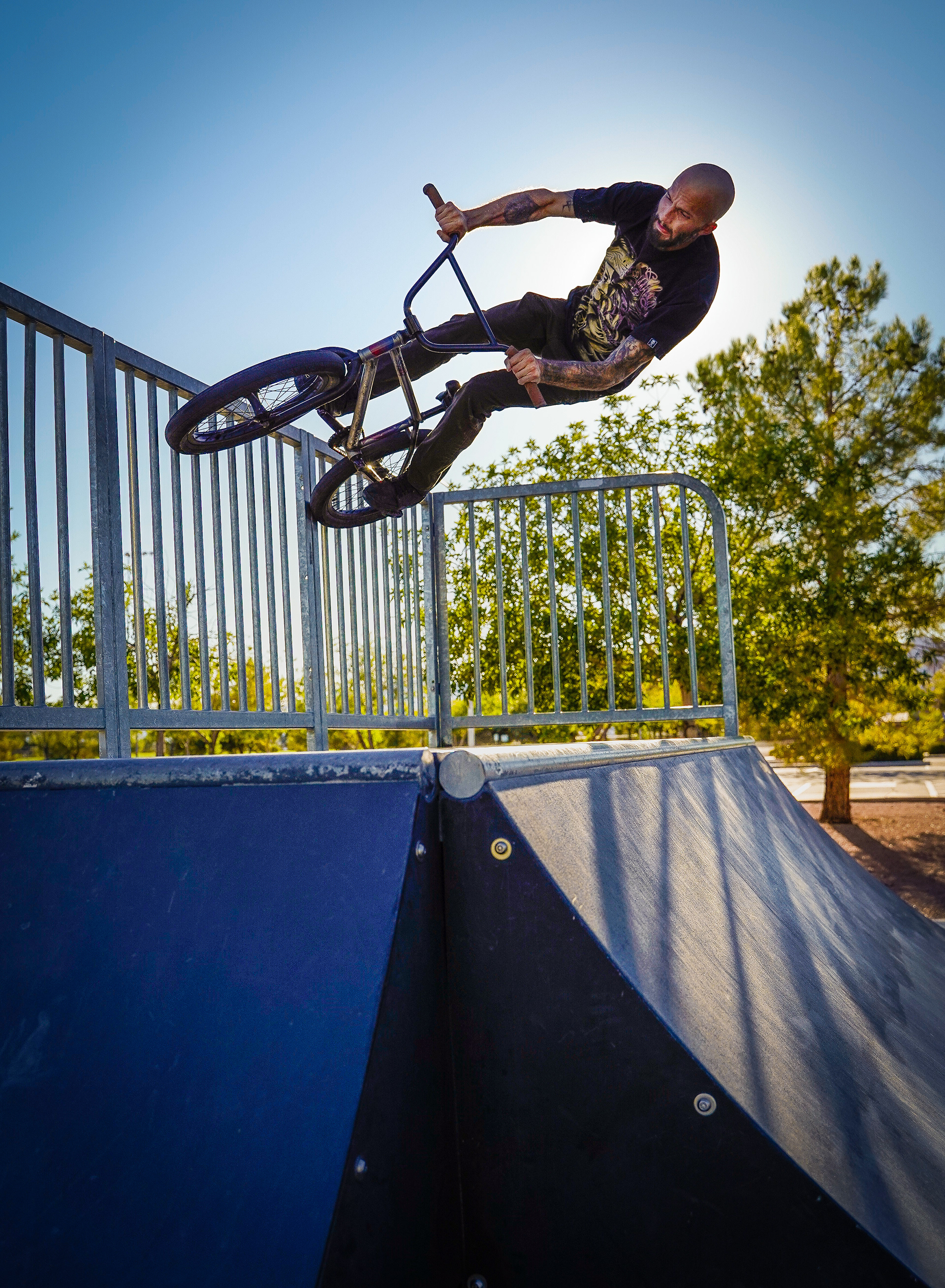 Ryan Mills, BMX in Boulder City Nevada (Copyright: Kail Rose)