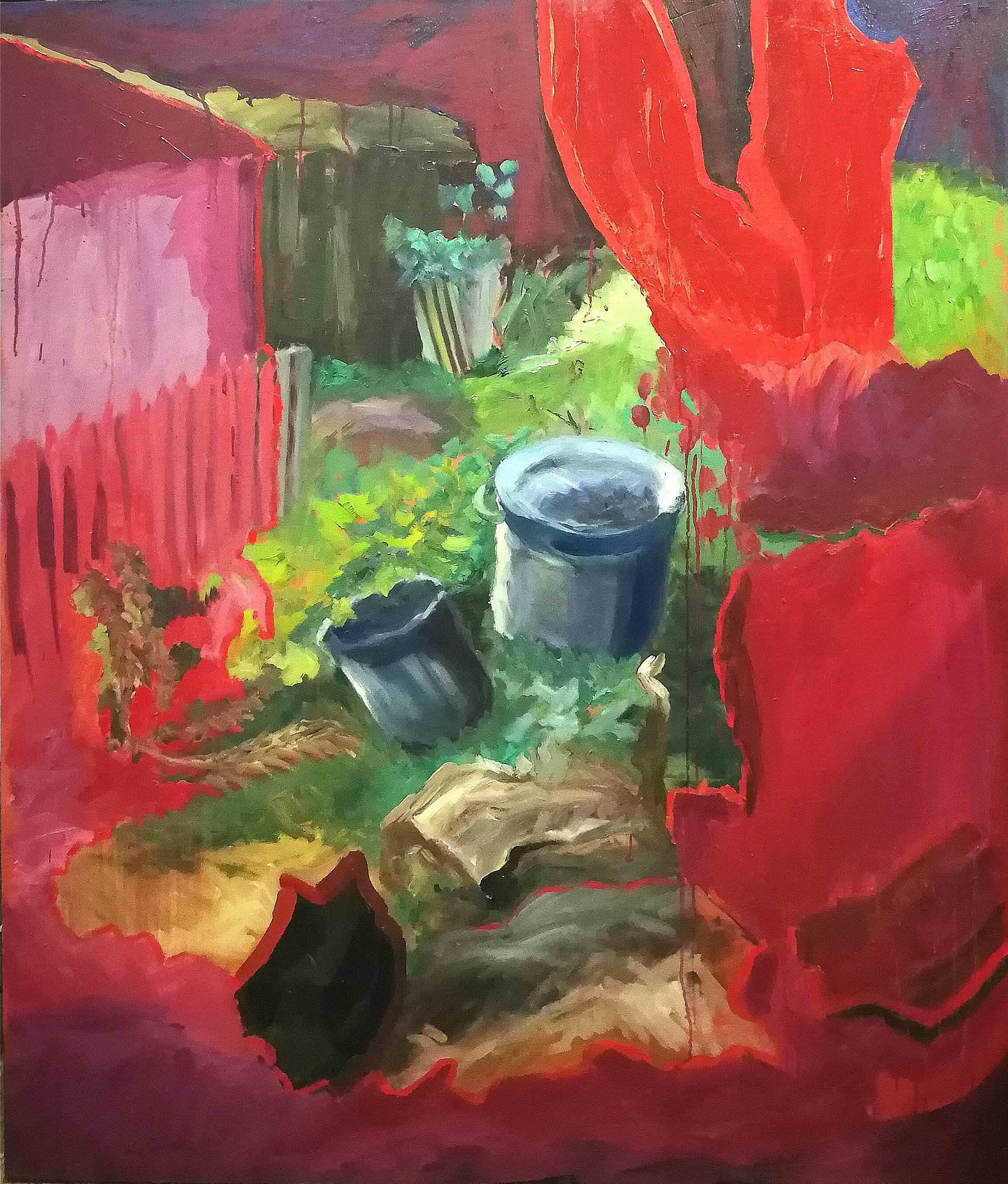 All That's Left, 130x100 cm, oil on canvas, 2018