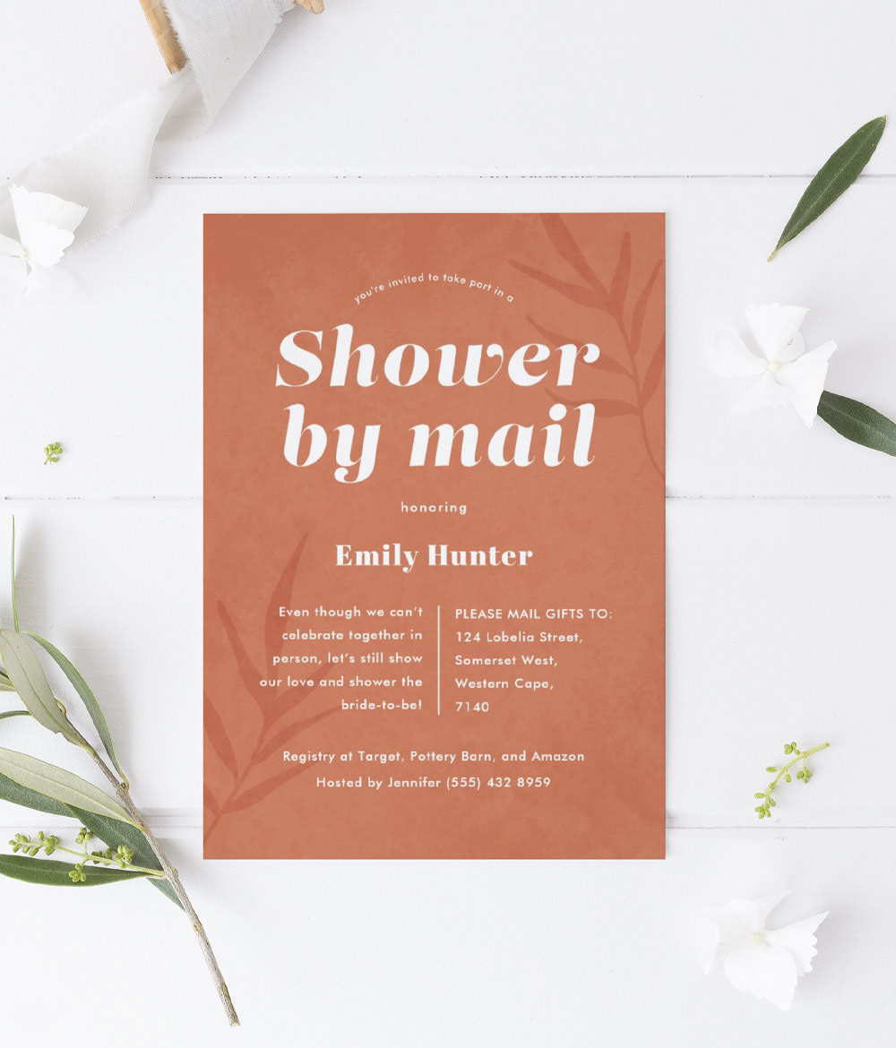 Bridal shower by mail - available on Zazzle
