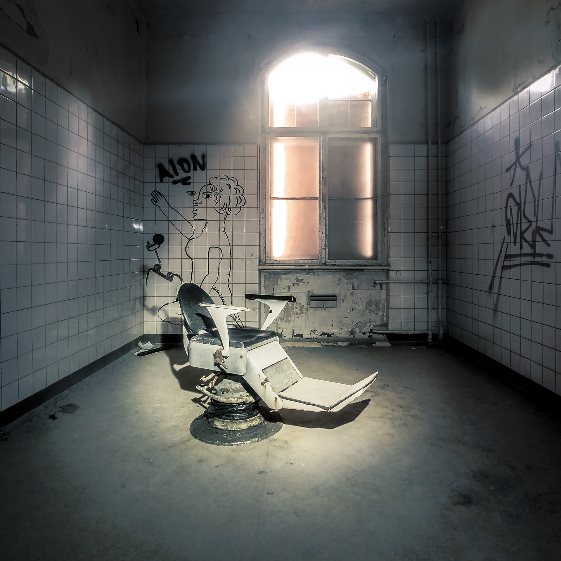 One of the things you don't expect or want to find in an abandoned place.