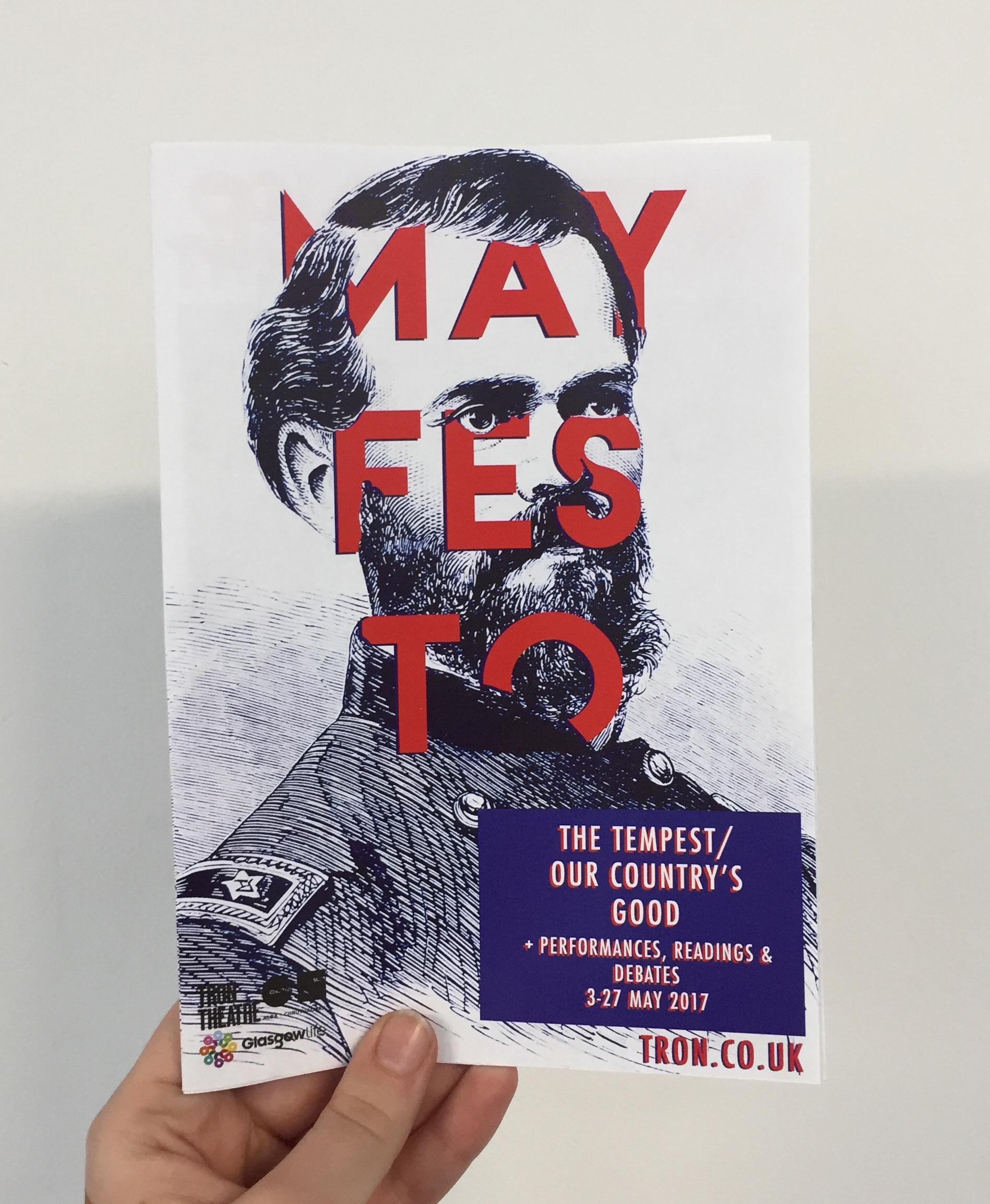 Tron Theatre 'Mayfesto' Booklet