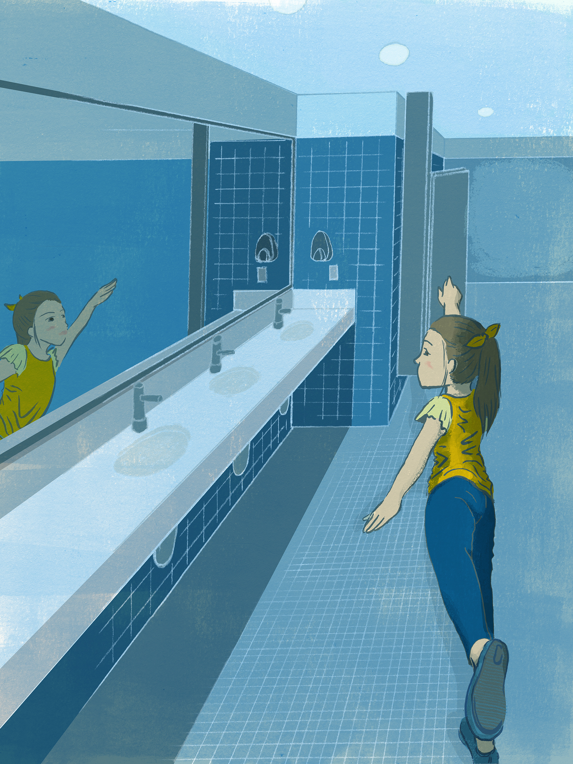 Blue Bathroom