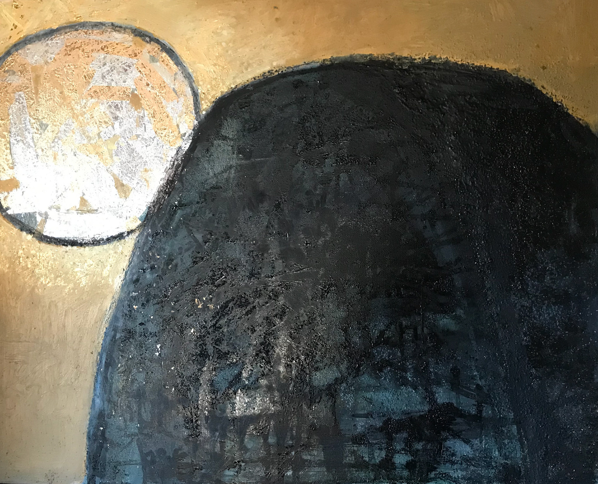 'ASCENSION' oil on canvas. 68 x 58cm