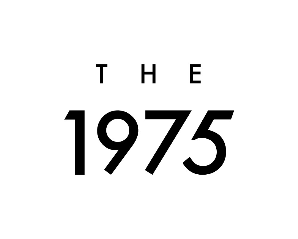 the 1975 logo black