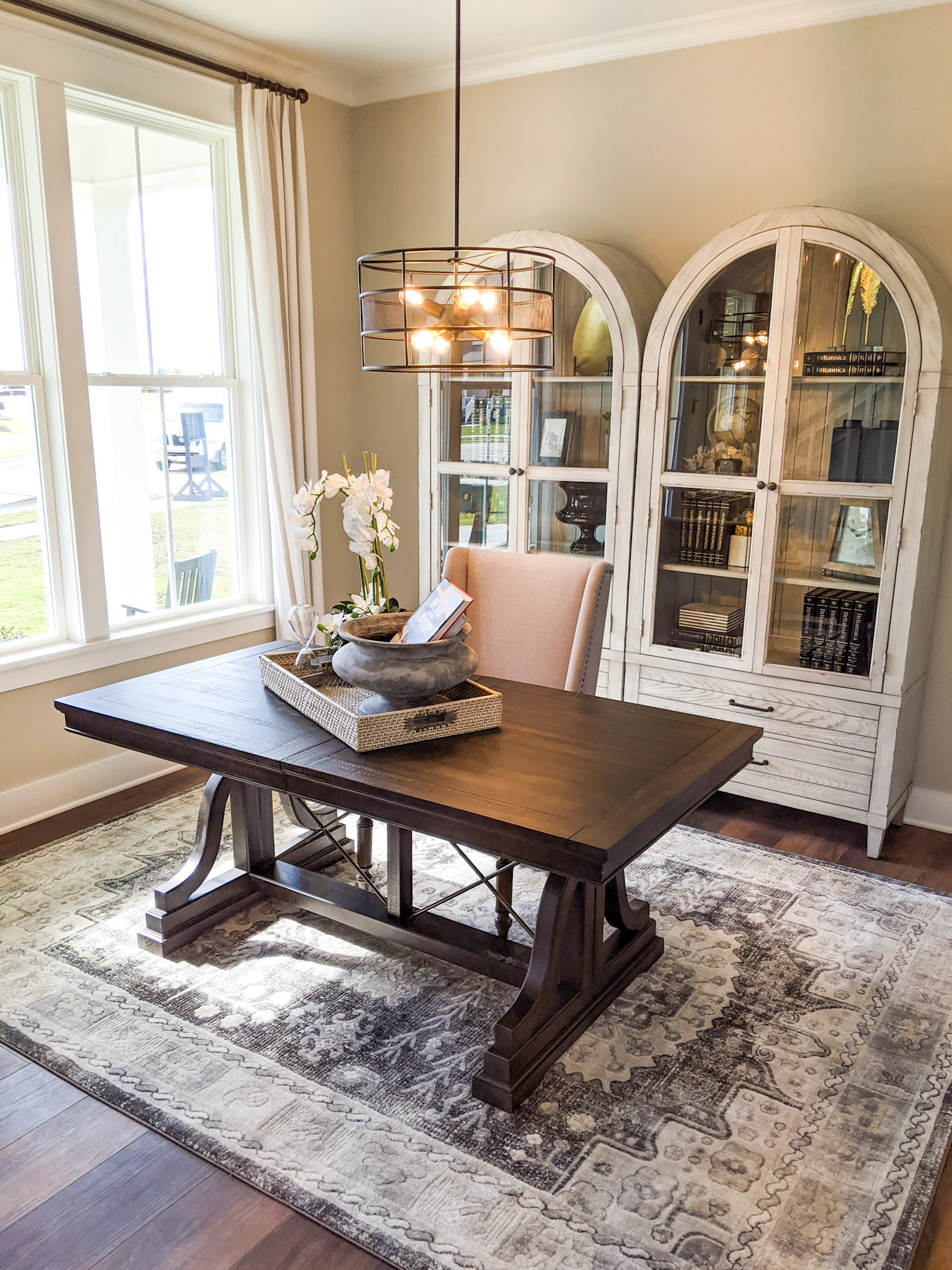 Personal Selections: Flooring & lighting. Other selections made by Model Home Interiors.
