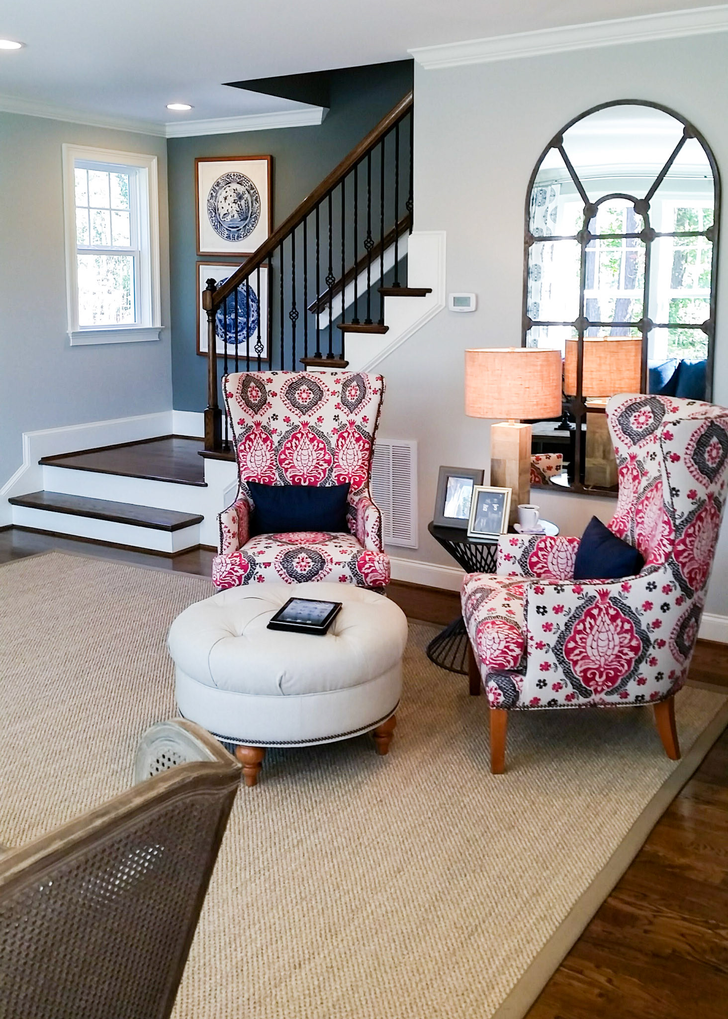 Personal Selections: Flooring & lighting. Other selections made by Model Home Interiors.