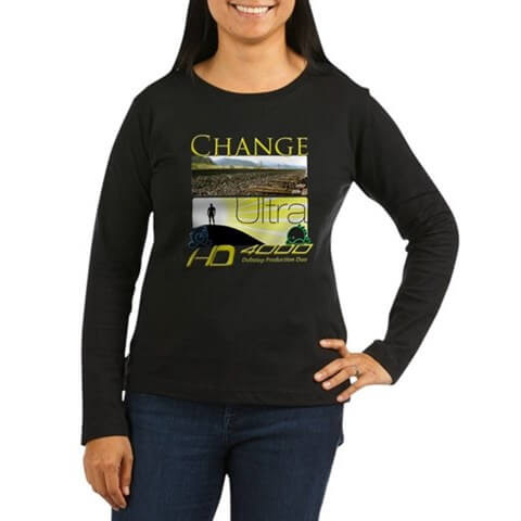 Merchandise: long sleeved shirt with release art for "Change" and "Ultra" on W.E. Recordings