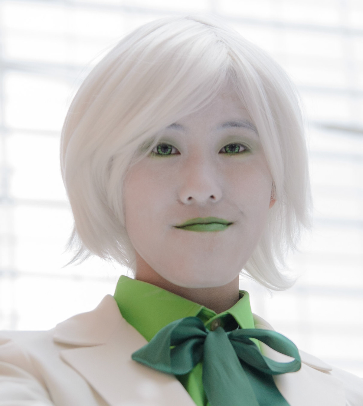 green-eyed lady