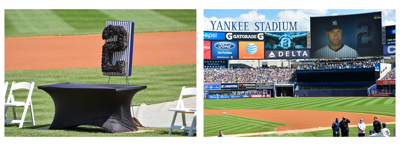 Derek Jeter #2 Logo Commemorative Baseball New York Yankees
