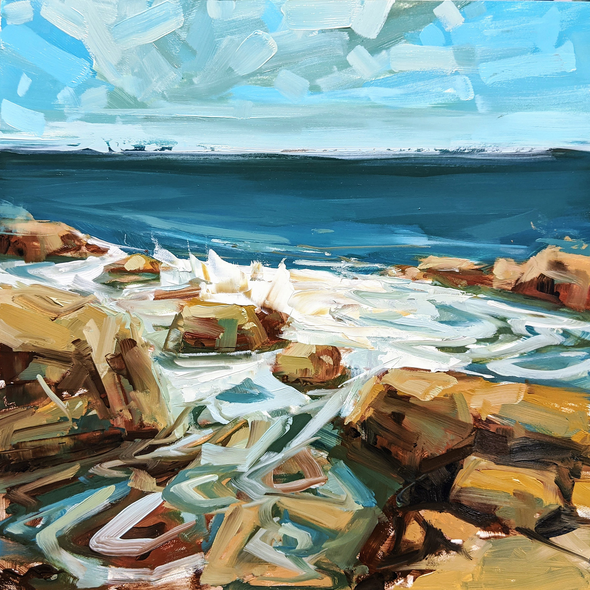 High Tide - 30 x 30 cm