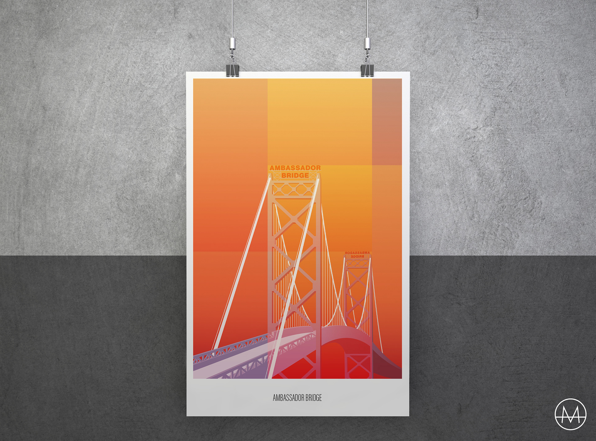 Ambassador Bridge Poster