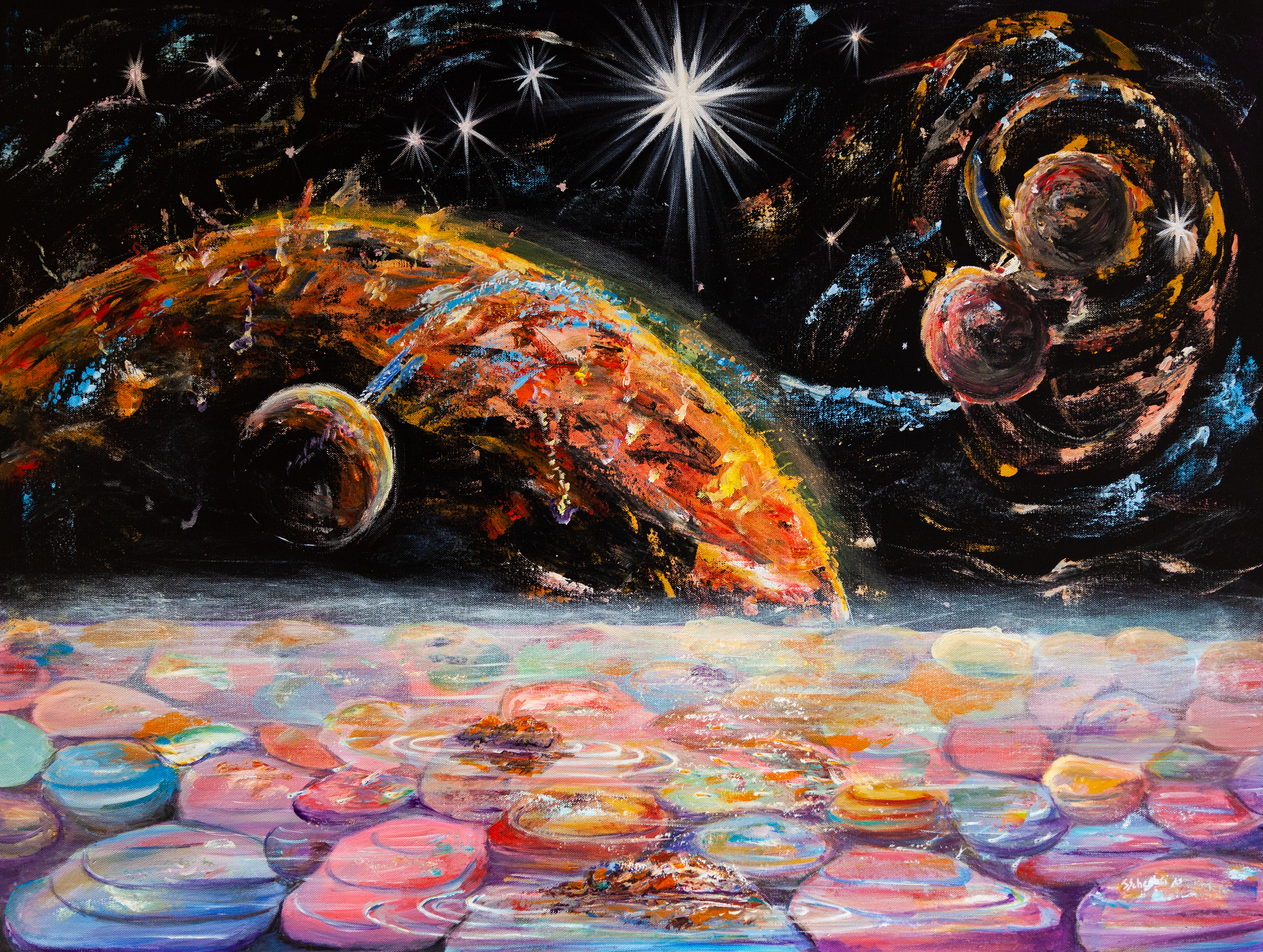 Acrylic on Canvas 90x70cm