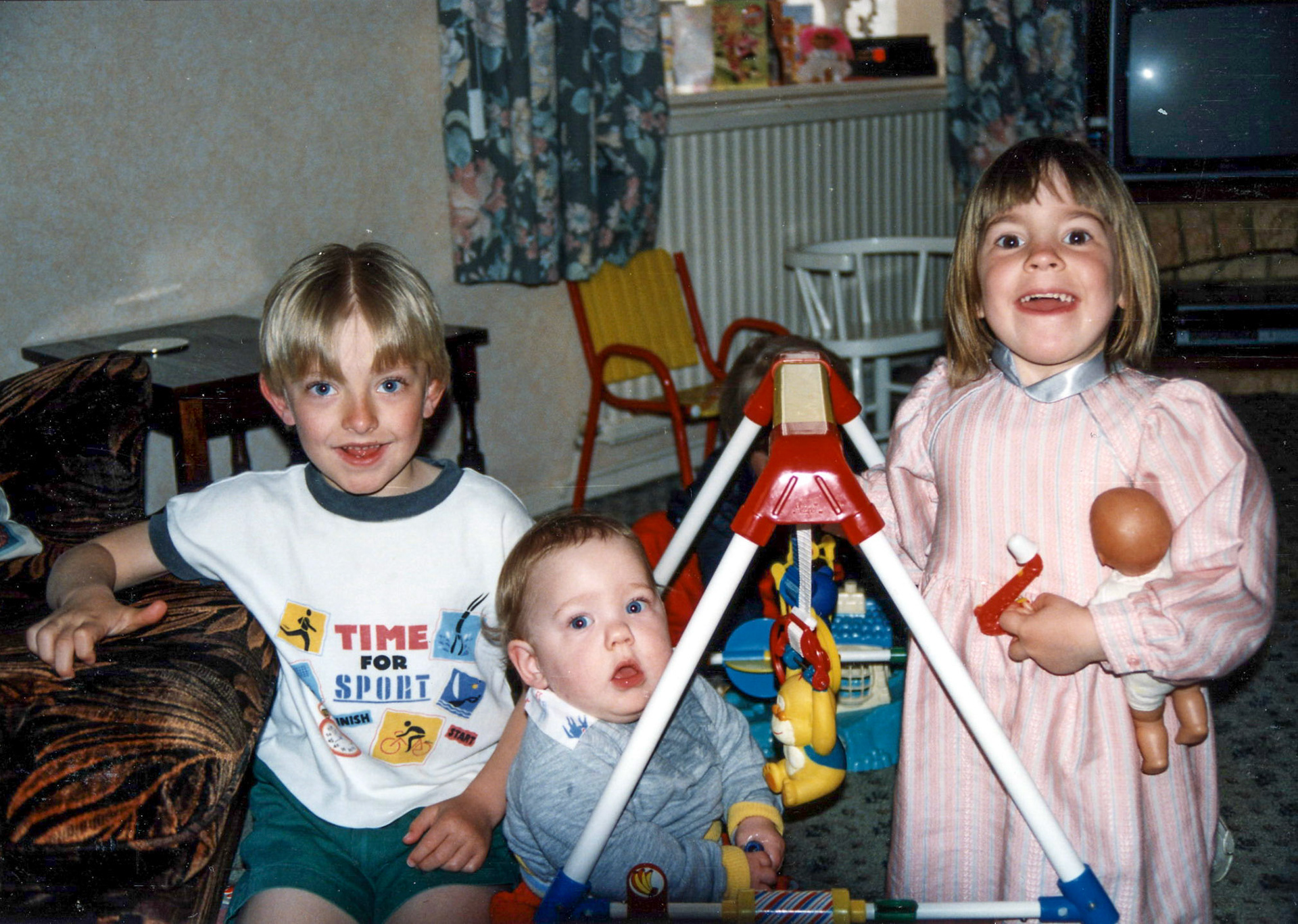 Robert's 1st birthday was at Val Evan's house