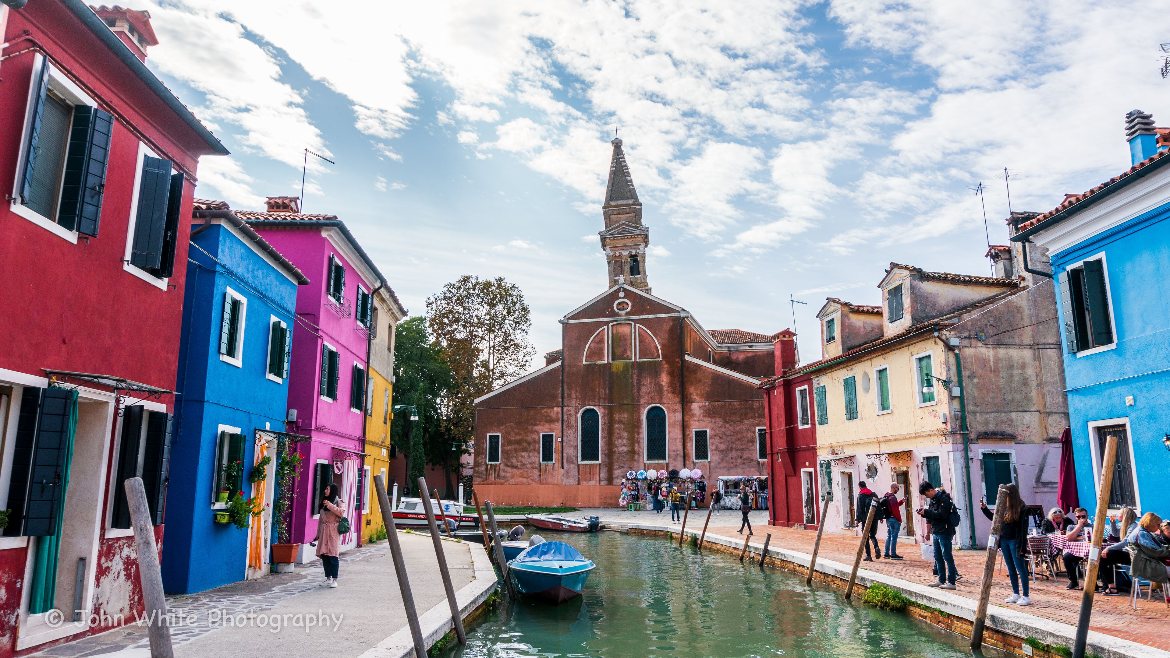 Crooked Church in Burano