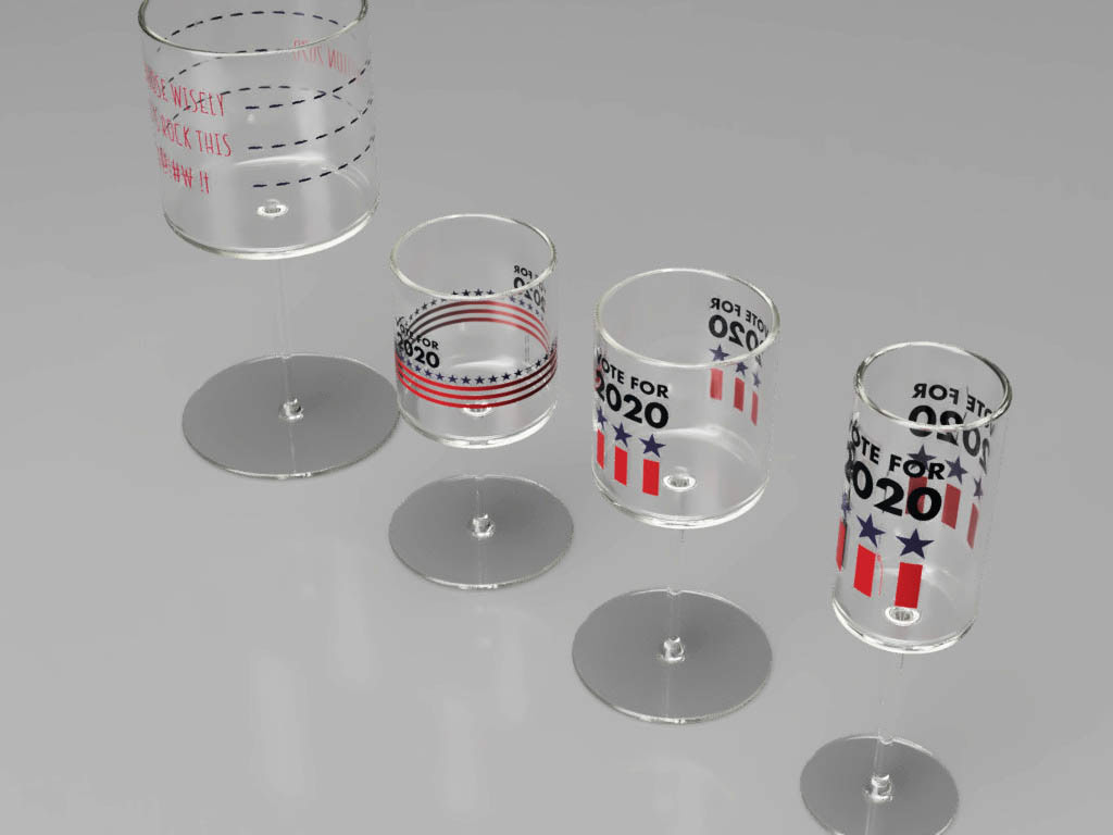 Erika Yi // Graphic Designer - Cute & Comical Decor For Stemless Wine  Glasses