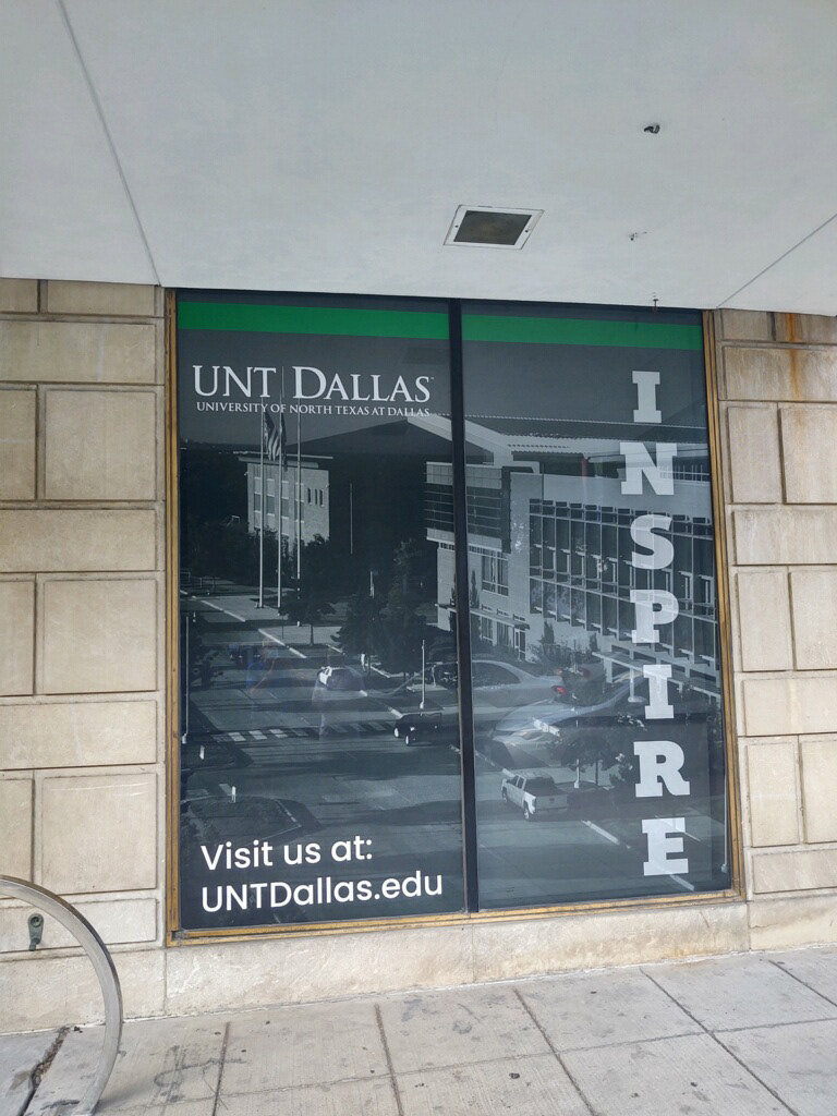 UNT System - Window Wrap - UNT Dallas