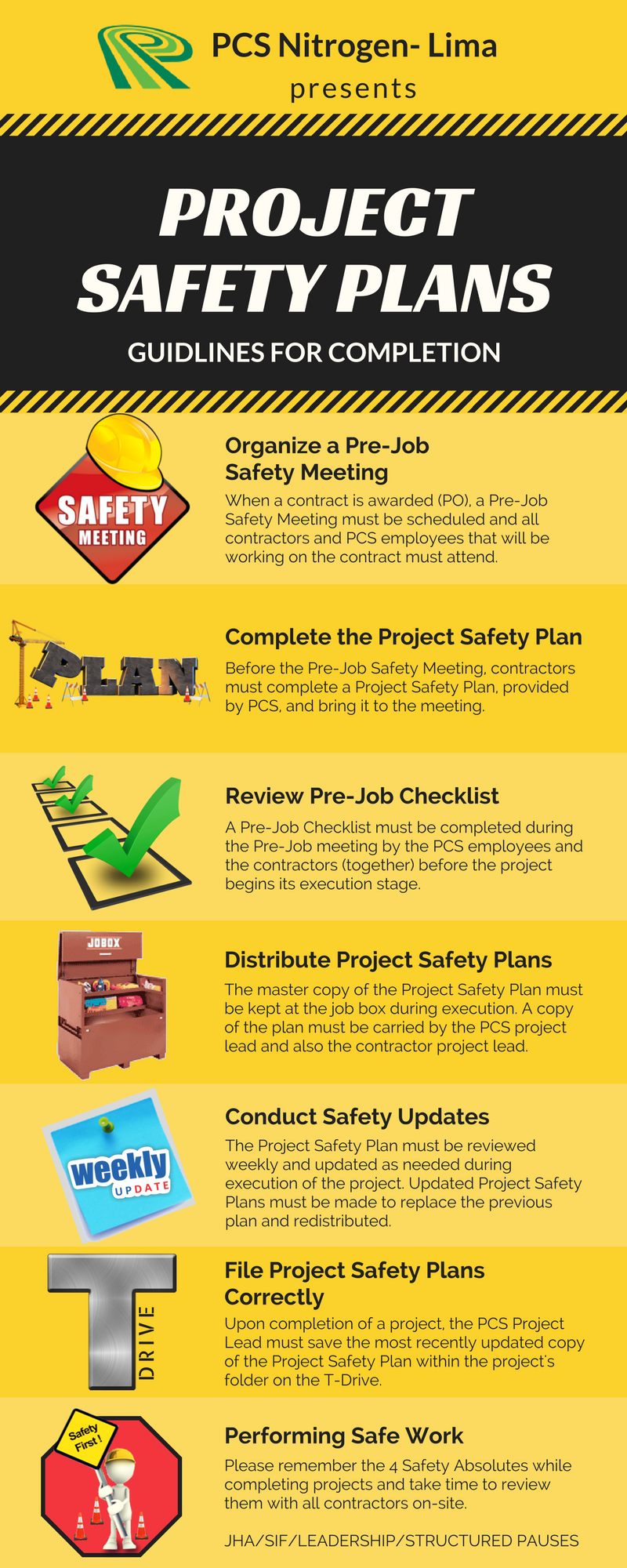 park project safety plans how to plan a presentation