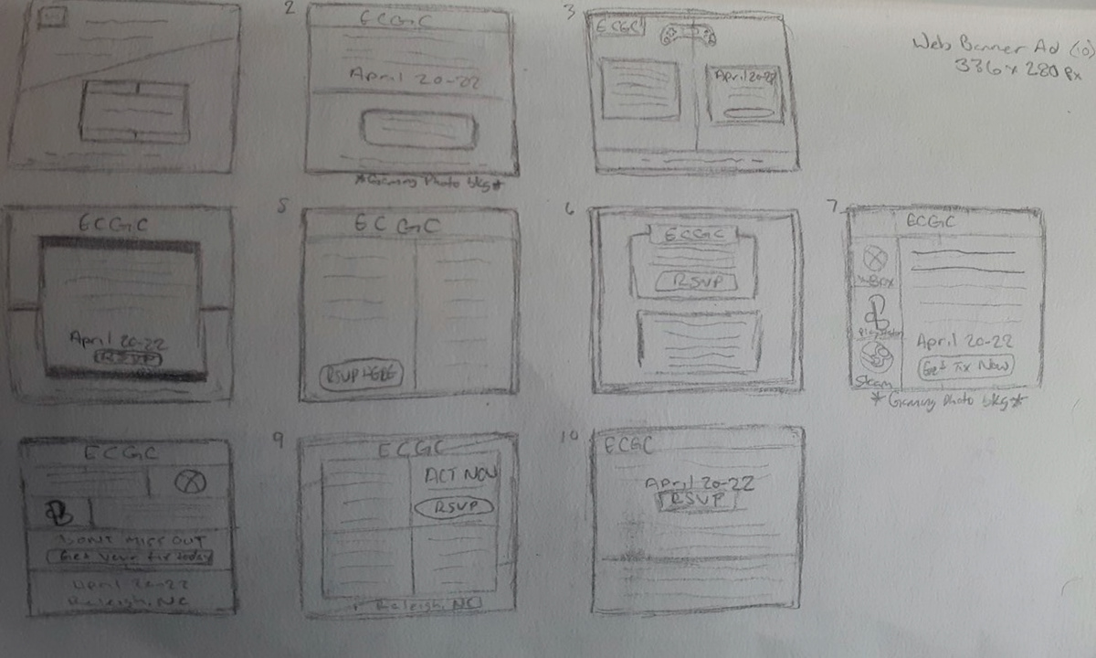 ECGC Web Banner Ad Thumbnails