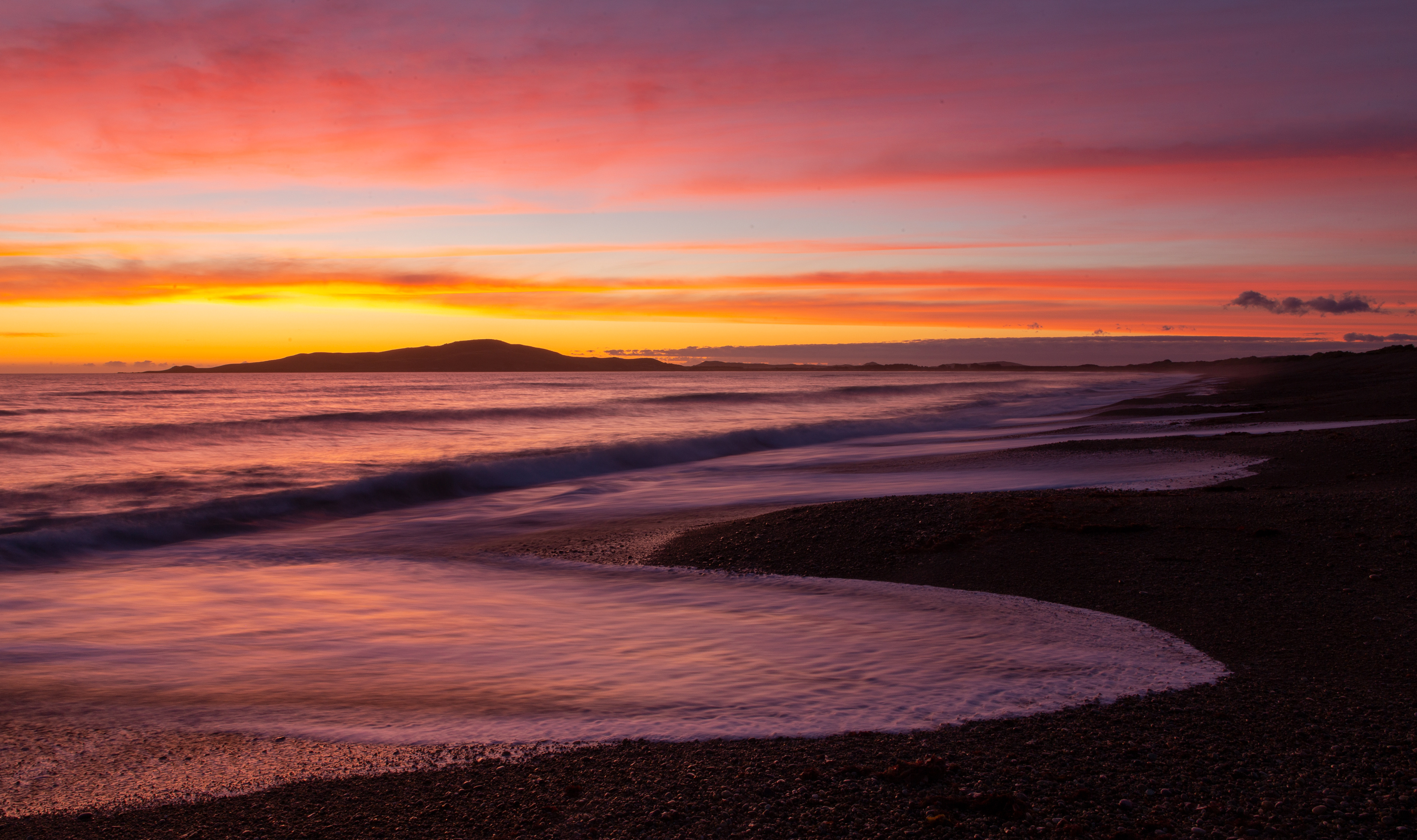 Sunset - Colac Bay; Southland
