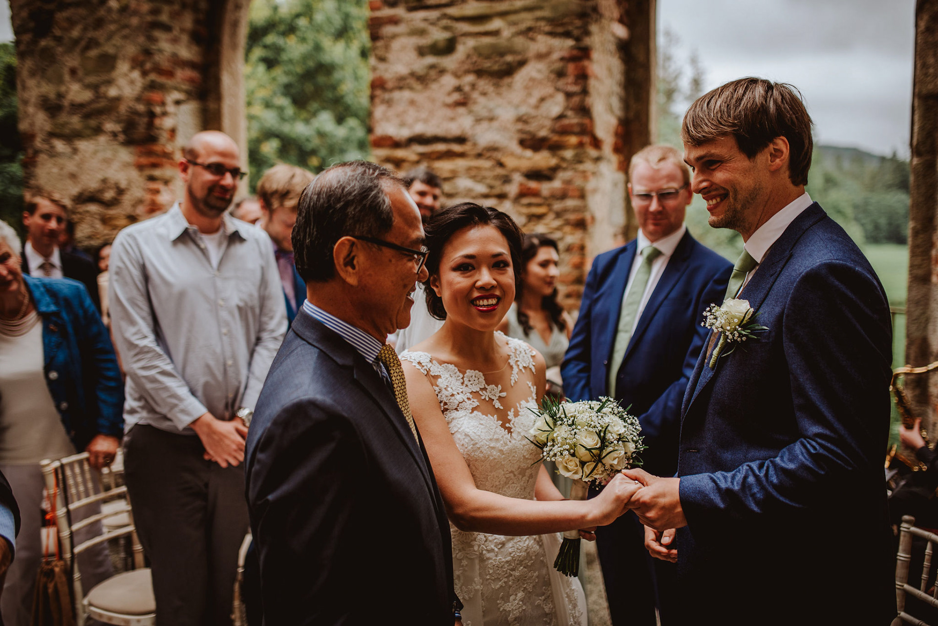 Wilton Castle outdoor ceremony
