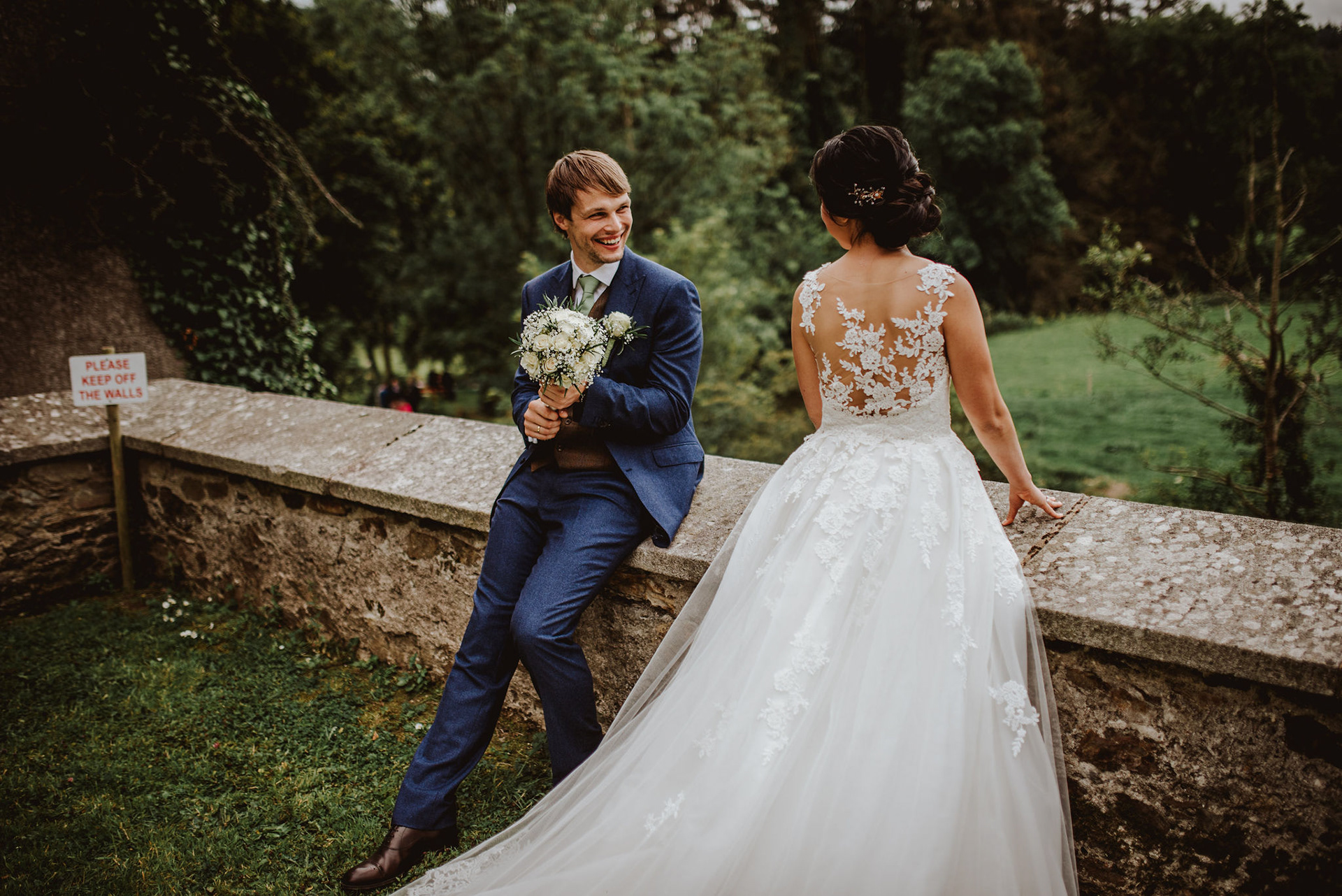 castle walls wedding ireland