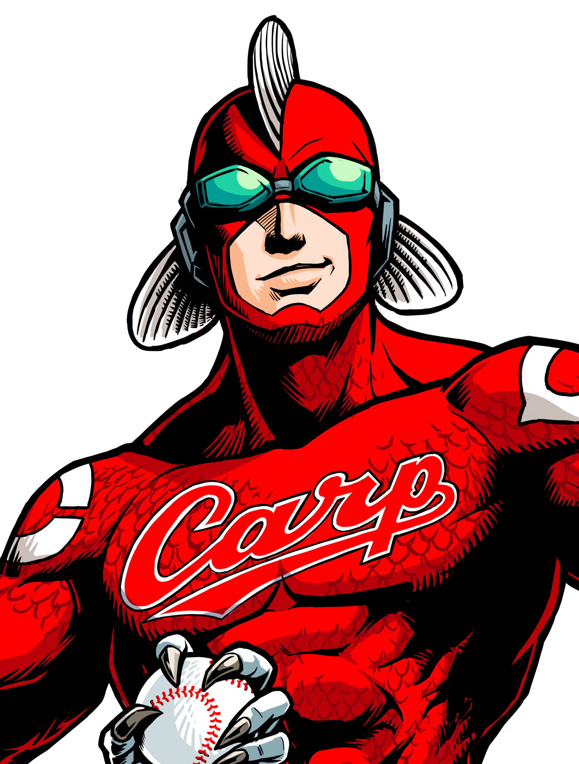 Hirado Sanpei アメコミ風イラストレーター平戸三平 アメコミ ヒーロー風プロ野球ファンミーティング イベントイメージイラスト Hirado Sanpei アメコミ風イラストレーター平戸三平 アメコミ ヒーロー風プロ野球ファンミーティング イベントイメージイラスト