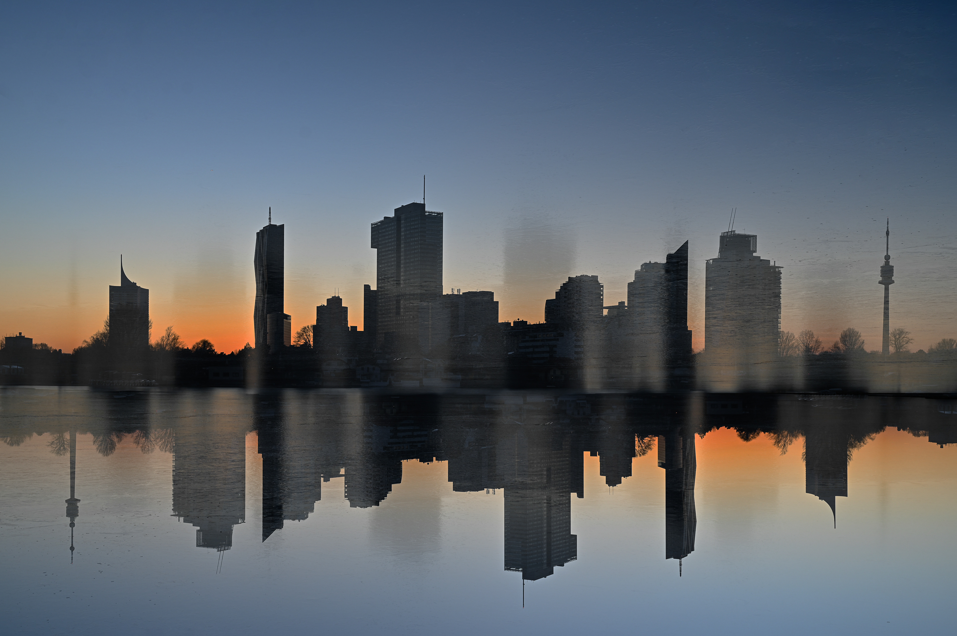 Alte Donau Multiple Exposure