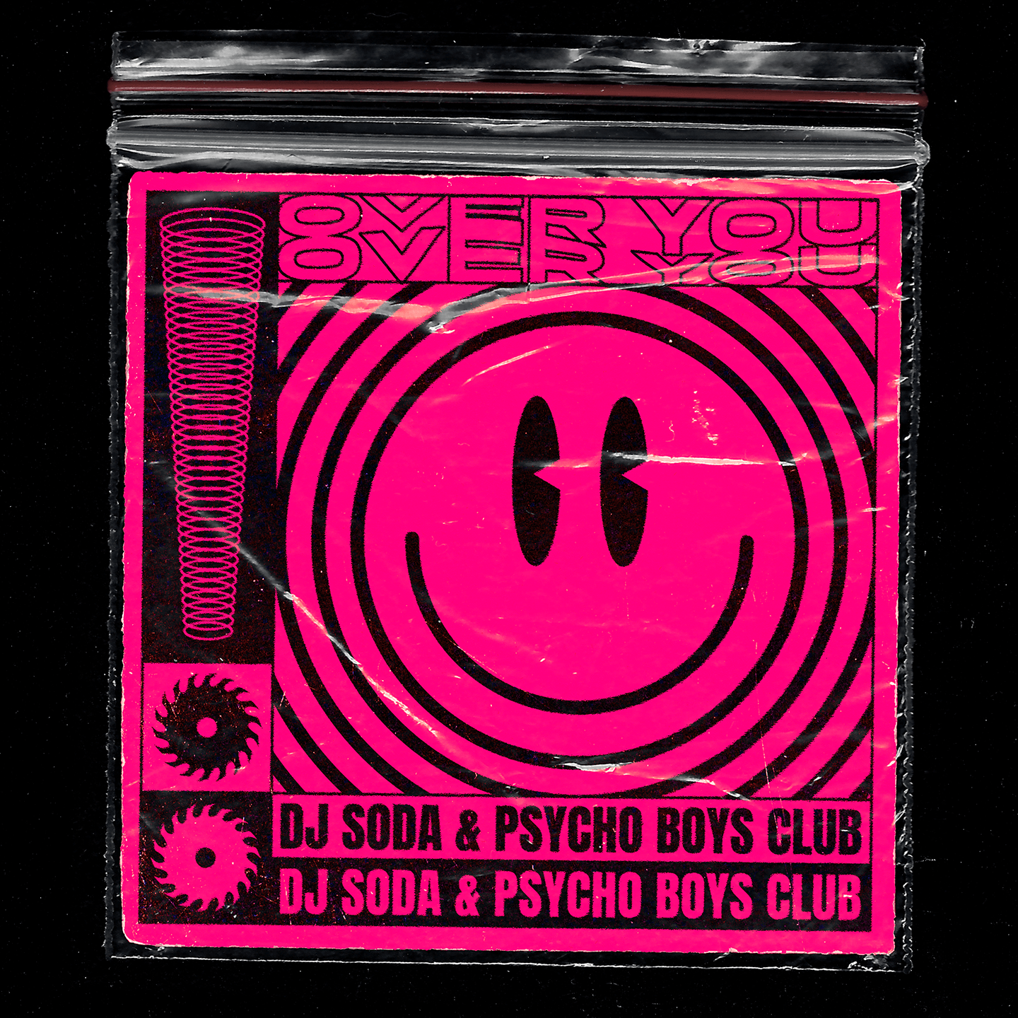Cover artwork for DJ Soda & Psycho Boys Club - Over You, released on Spinnin Records Asia.