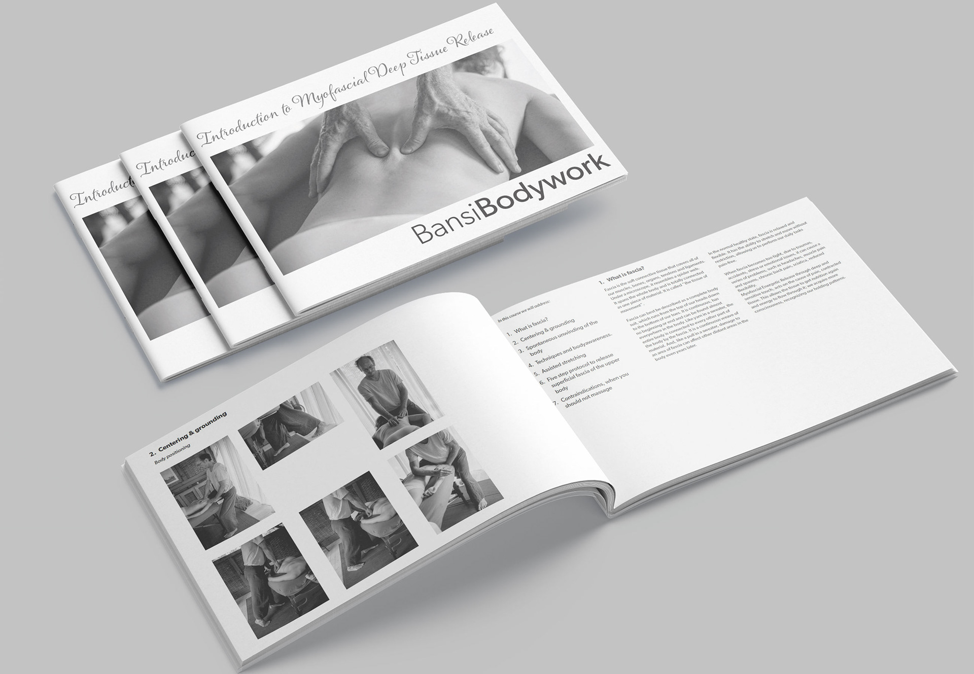 Photography and design for course handbook