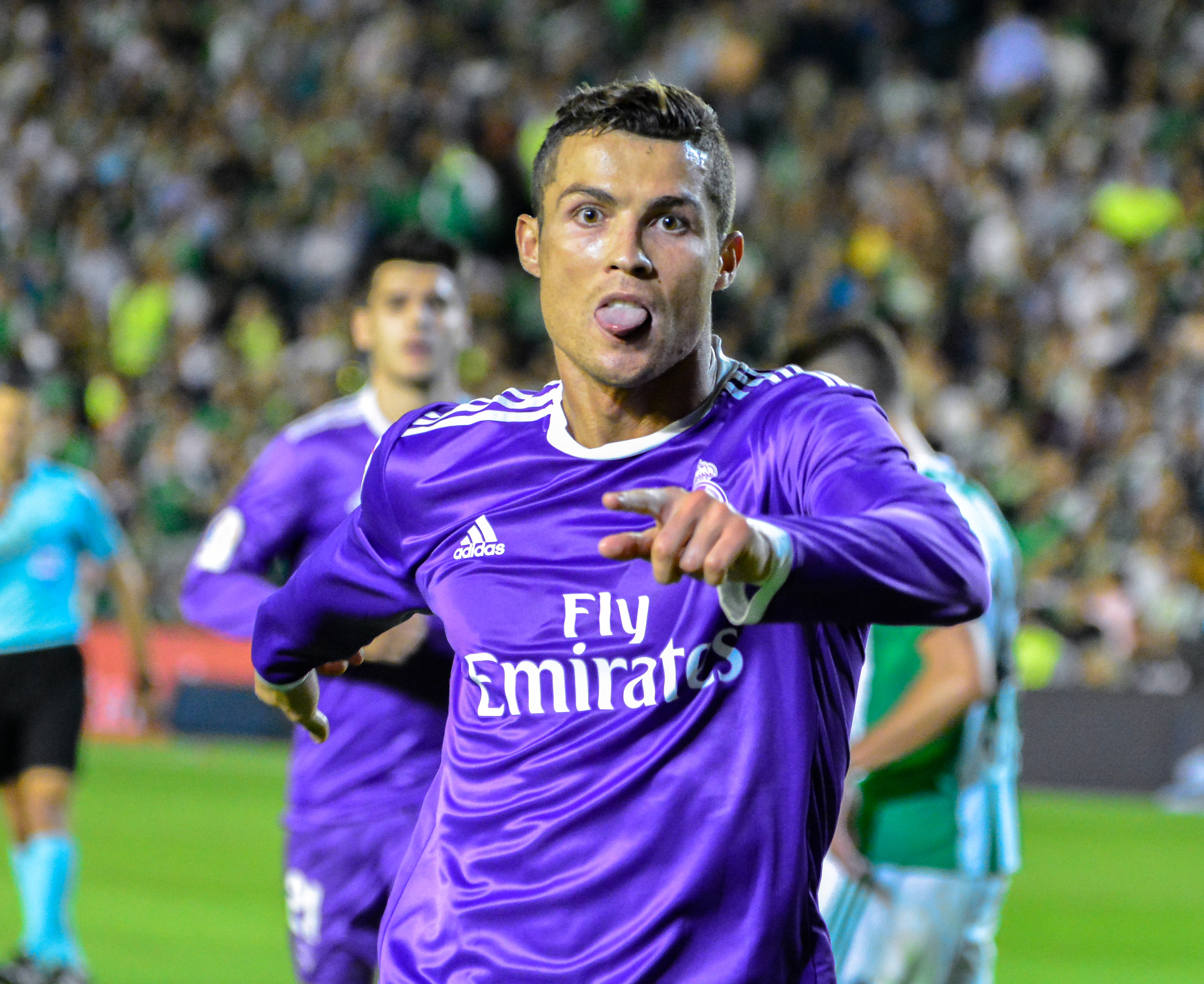 Cristiano Ronaldo, Real Madrid. Liga española de fútbol