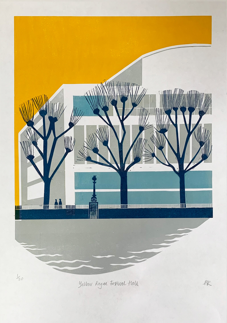 Yellow Royal Festival Hall £100