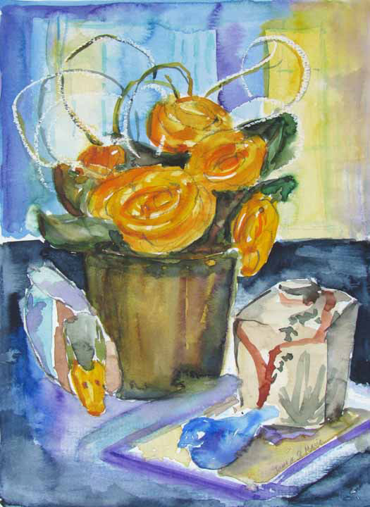 Roses with Duck 8 x 10