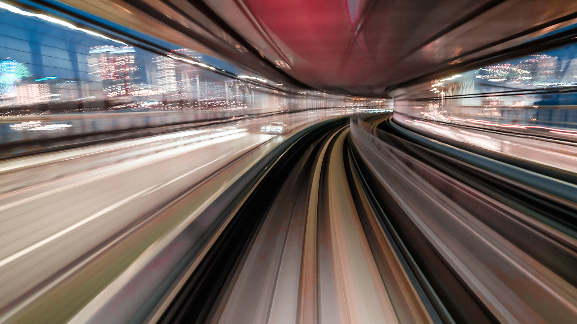 Train to Odaiba (Tokyo)