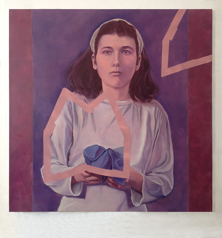 "Oxymores", huile sur toile, 120 x 120 cm