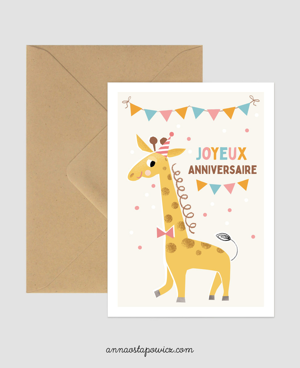 Illustrateur Jeunesse Freelance Book Illustration Jeunesse Carte Joyeux Anniversaire