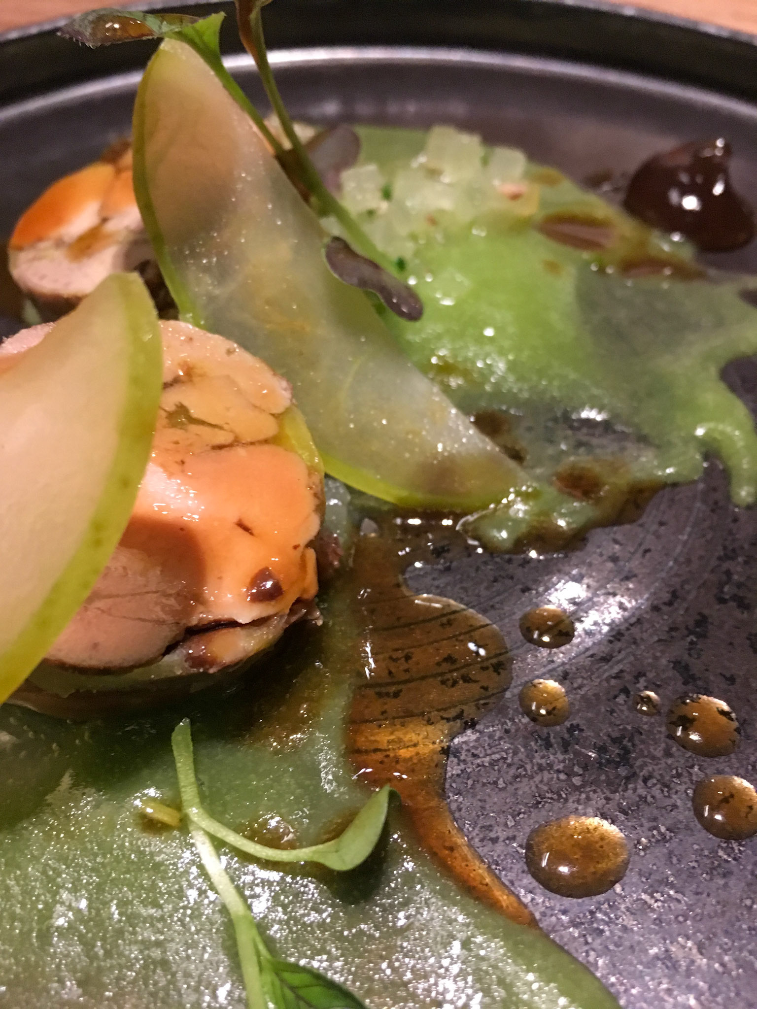 Duck Liver Terrine with Green Apple and Pecans - Costes Downtown Restaurant - Budapest