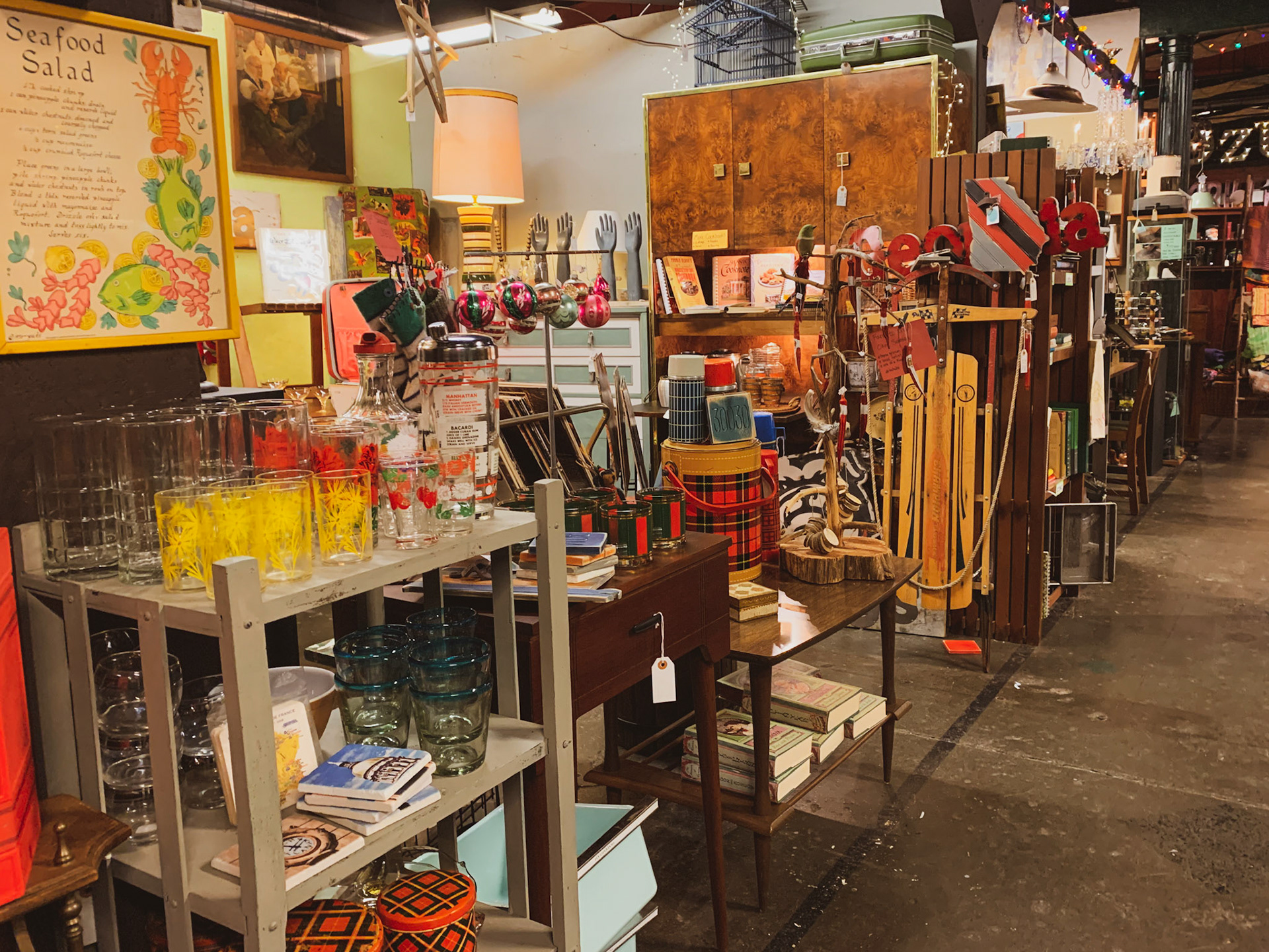 Antique Shopping at Kudzu  - Decatur, GA -  December 2019