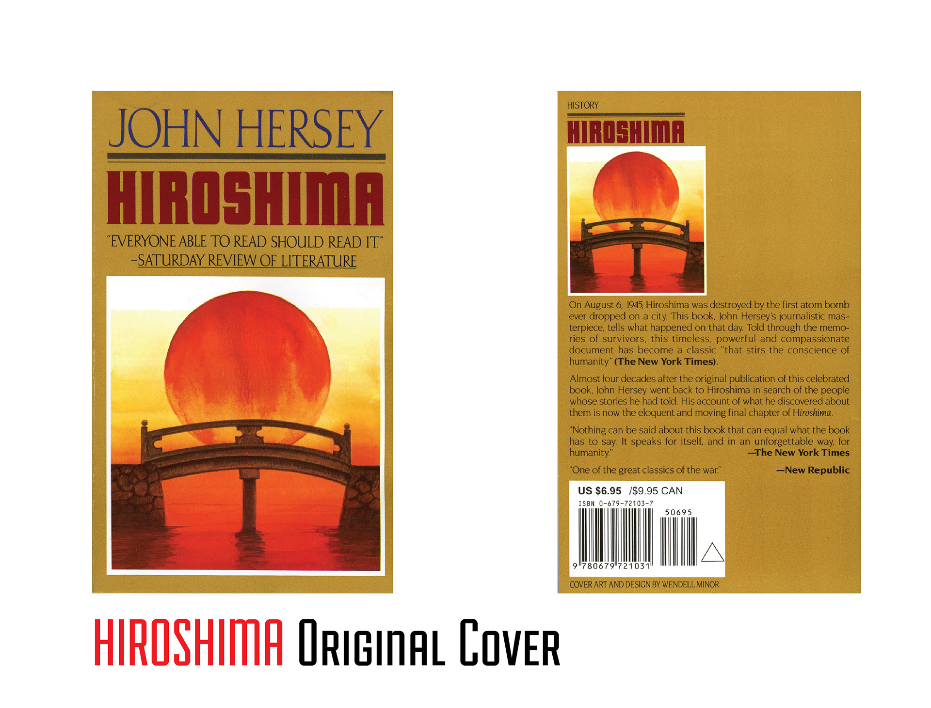 JR F - Book Cover - Hiroshima by John Hersey