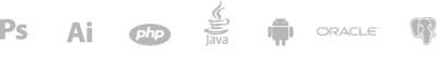 Conhecimentos principalmente em Desenvolvimento Full Stack PHP, aplicações Java, Android, Bancos Oracle, Microsoft SQL Server, MySQL e PostgreSQL.
