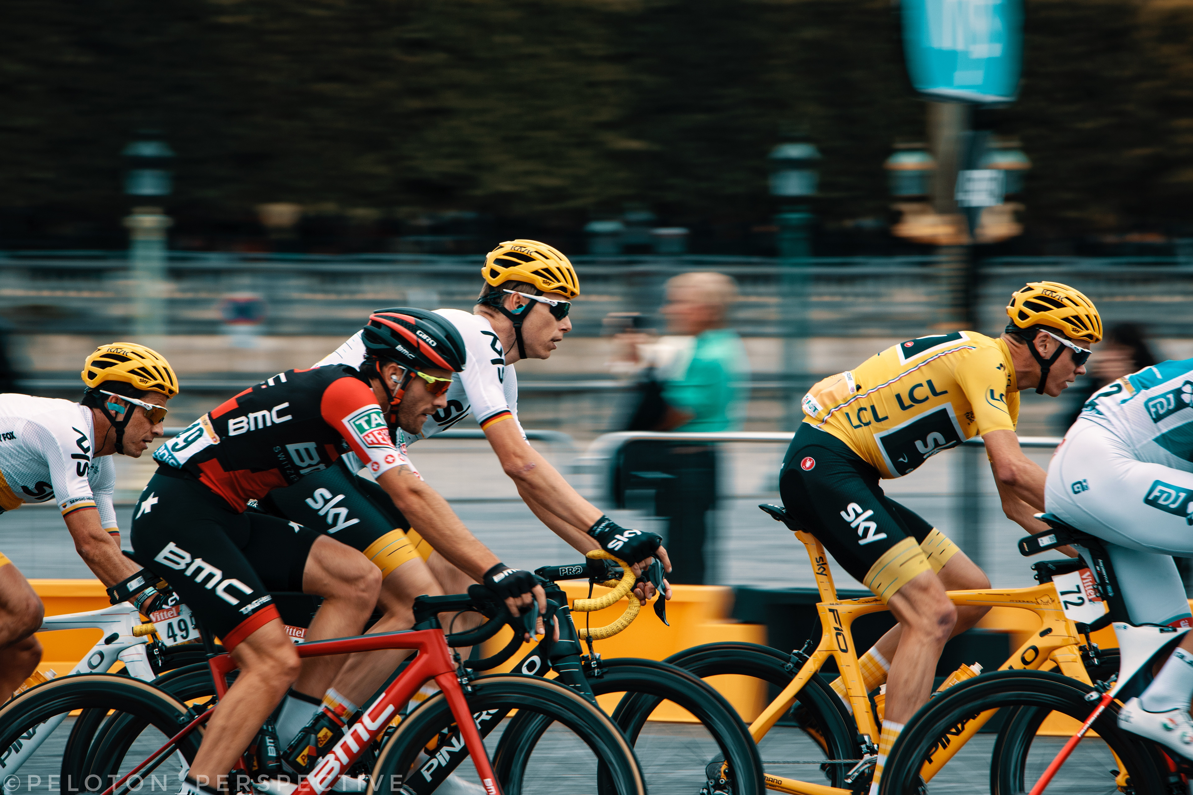 position peloton tour de france