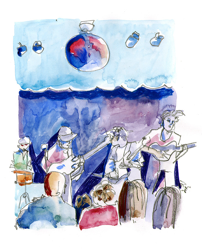 Oporto Bar Leeds - Eades Band Performance
