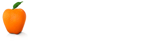 the orange apple creative imagery