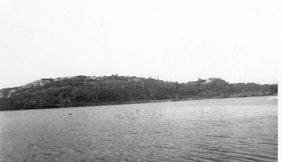 Looking right from Willisville Docks at Lawson Quarry circa 1940