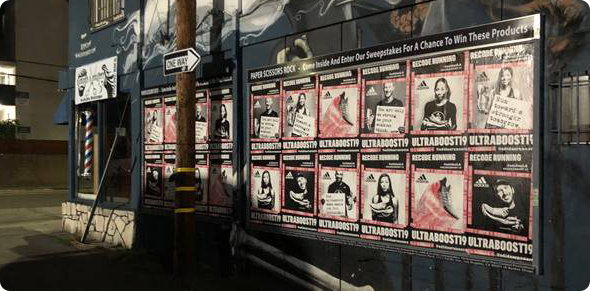 final wheatpaste poster grid