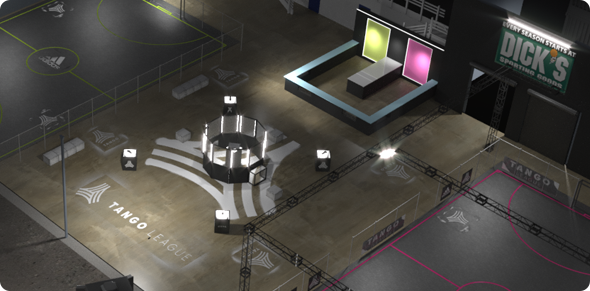 warehouse interior 3D build