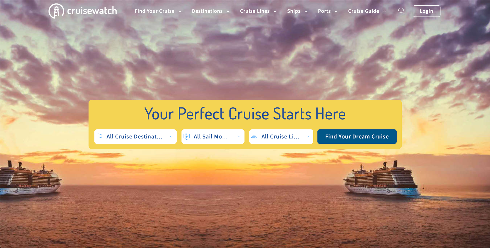 Hero image and navigation