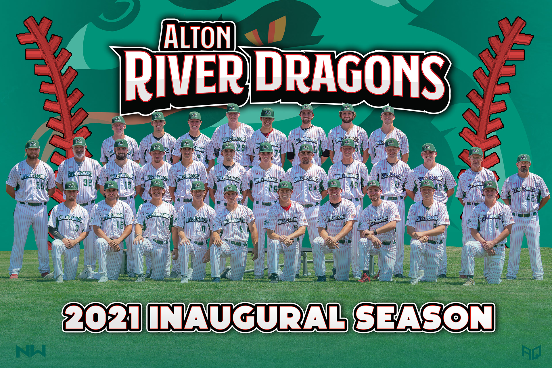 Aaron Quinn AQUINN DESIGN Alton River Dragons Minor League