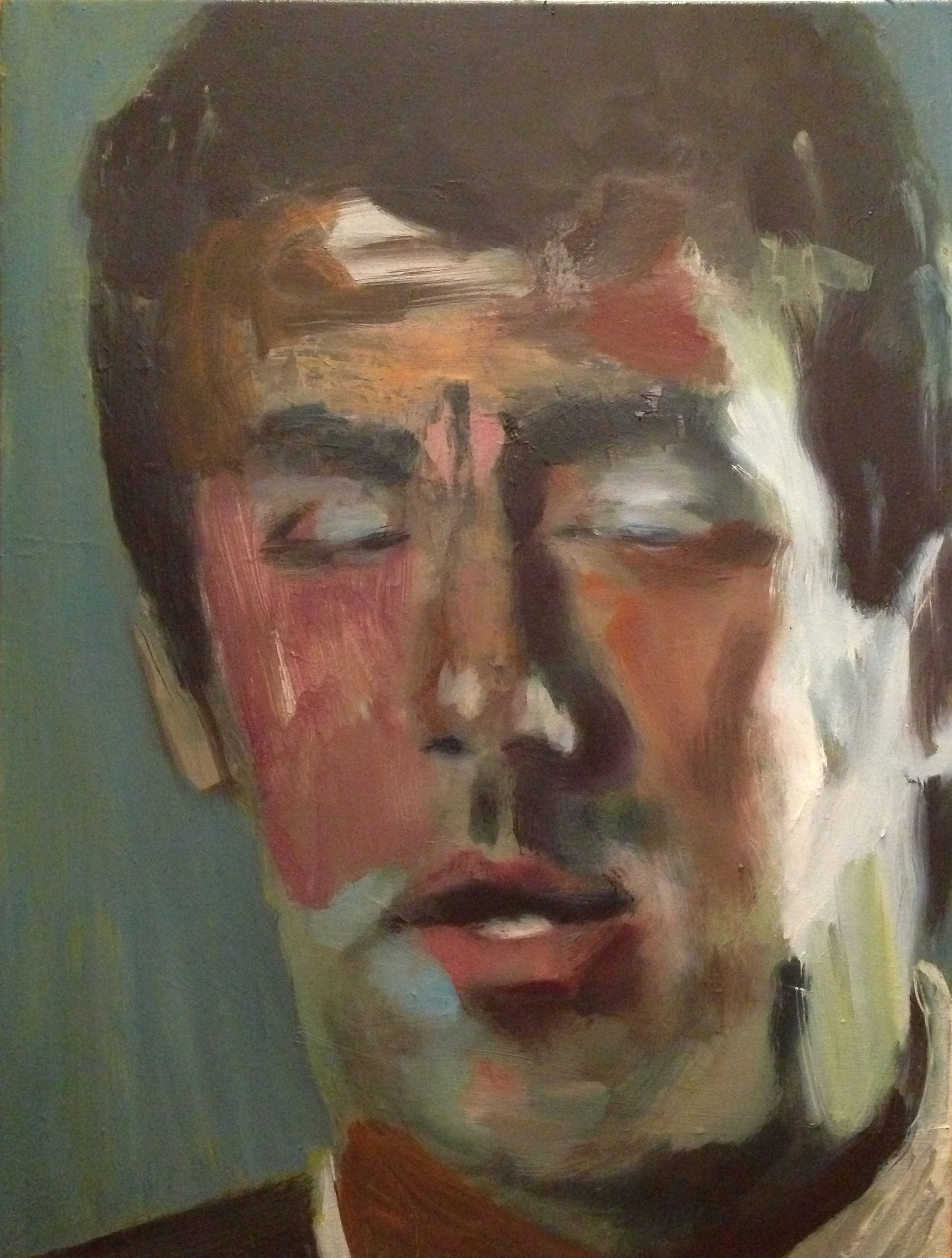 Marlowe, 3' by 2', oil on canvas, 2017