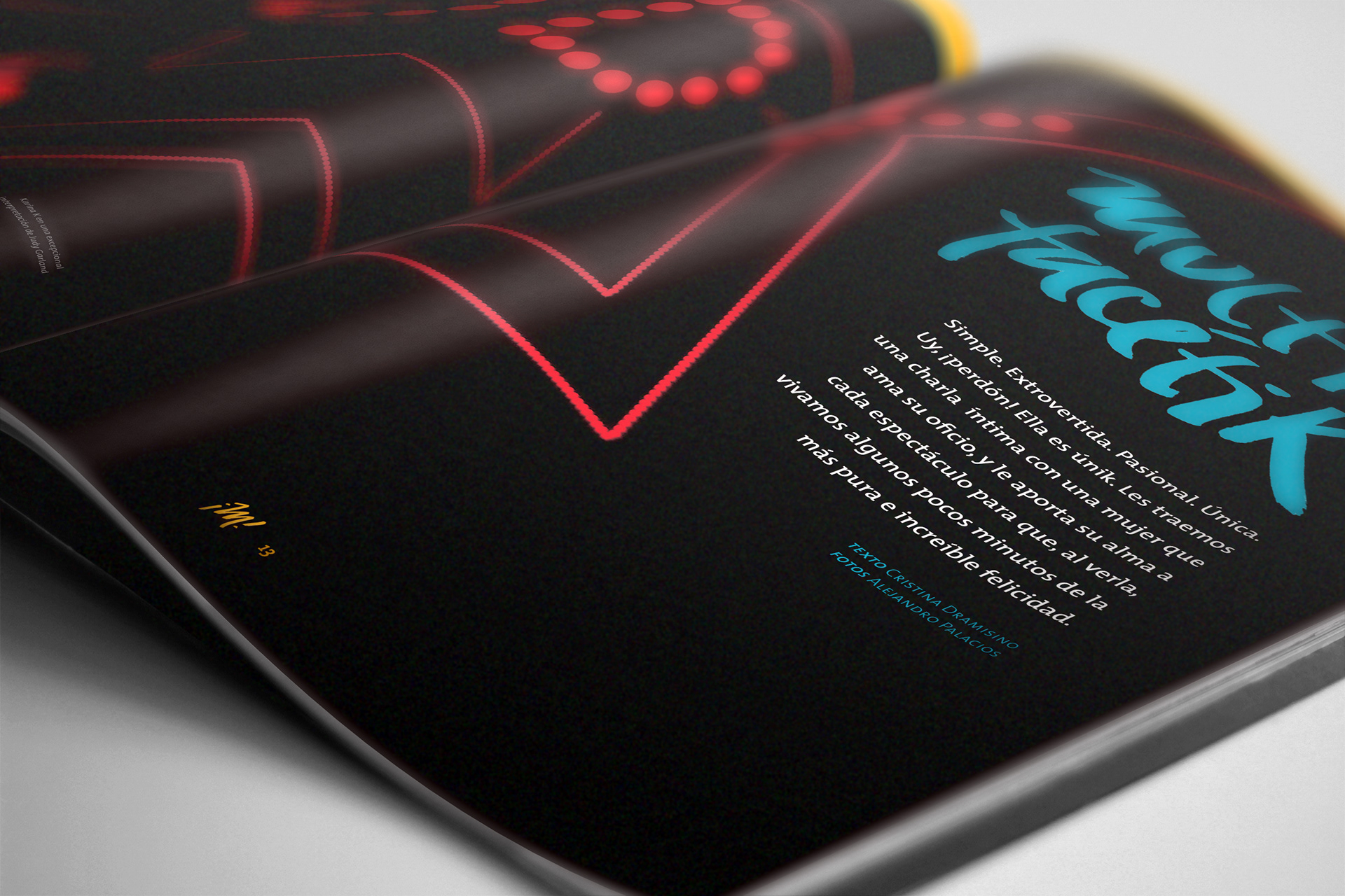Merde! magazine close-up.